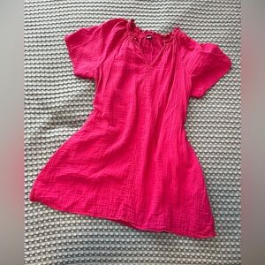 Old Navy Pink Linen Dress